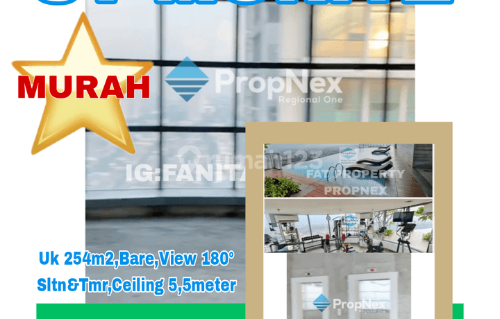 EXCLUSIVE! MURAH! Woww keren bgt unit view 180 derajat! Dijual PENTHOUSE ST MORITZ Tower terbaru dan terbaik,New Presidential Tower.