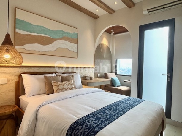 Hunian Private Full Furnished dengan Design Villa Bali di Apartment Terbaik di Cibubur