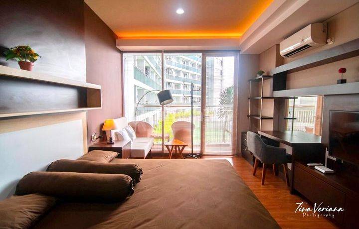 Apartment Dago Suites type studio lantai 1 Furnished dekat ITB