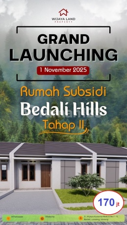 Promo Rumah Subsidi Murah Bedali Indah Lawang Dekat Jl. Provinsi Promo Rumah Subsidi Murah Bedali Indah Lawang Dekat Jl. Provinsi