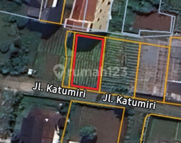 SHM land 350 m², south view, Katumiri Grand Hill area.