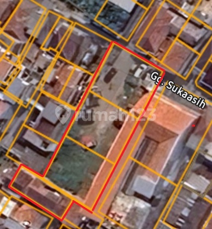 Tanah 824 M² Dibawah NJOP, Area Kost Gn. Batu, Gg/Jl. Sukaasih #
