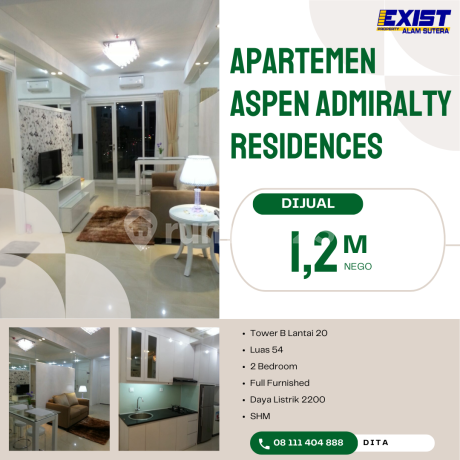 Dijual Apartemen Aspen Admiralty Residences