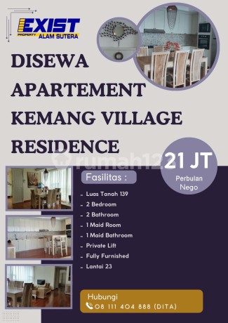 Disewa Apartement Kemang Village Residence