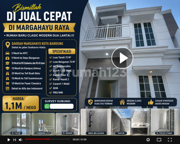 Rumah Baru 2 Lantai Strategis Abis di Arcamanik Endah Rumah Baru 2 Lantai Strategis Abis di Arcamanik Endah
