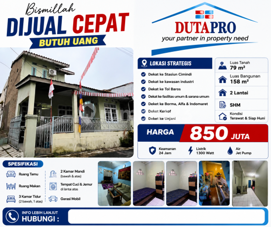 Rumah di Jual Cepat Strategis Abis Deket Kerkof dan Toll Baros Rumah di Jual Cepat Strategis Abis Deket Kerkof dan Toll Baros