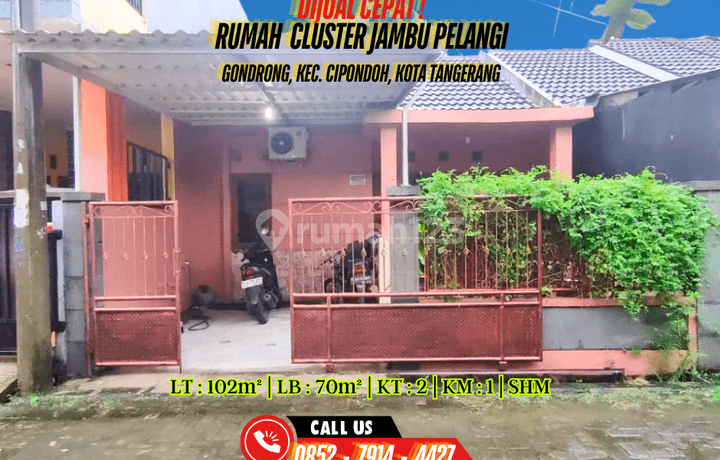 Rumah di Cluster Jambu Pelangi Gondrong ,Cipondoh Kota Tangerang