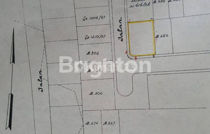 tanah bagus hook citraland alam hijau. cocok buat investasi dan tempat tinggal