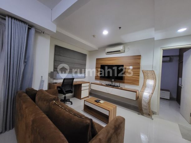 Disewakan Apartemen Trivium 1br Besar Wood Model Bagus Di Lippo Cikarang