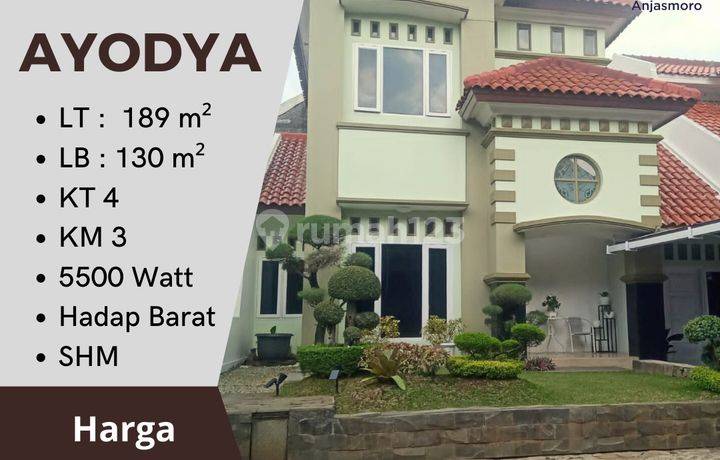 Dijual Rumah 2 Lt  di Perum. Puri Ayodya, Banyumanik