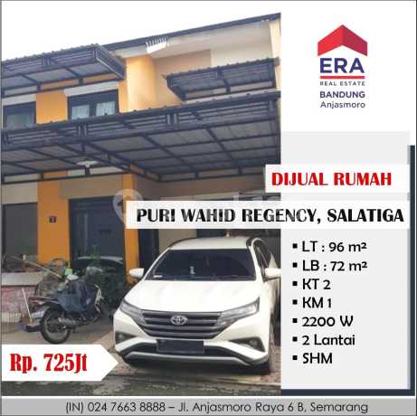 Dijual Rumah 2 Lt Di Puri Wahid Regency Salatiga
