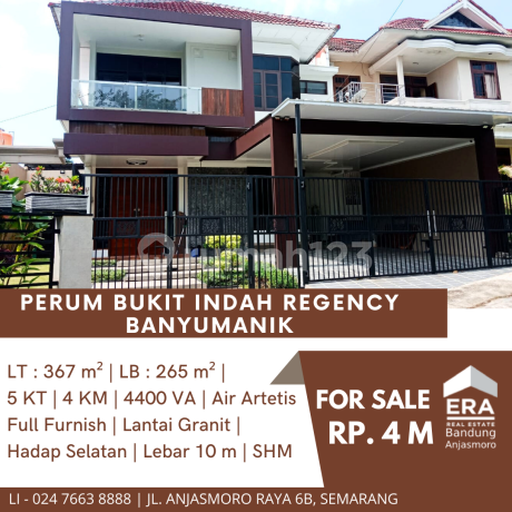Rumah 2 lt di Perum Bukit Regency Banyumanik