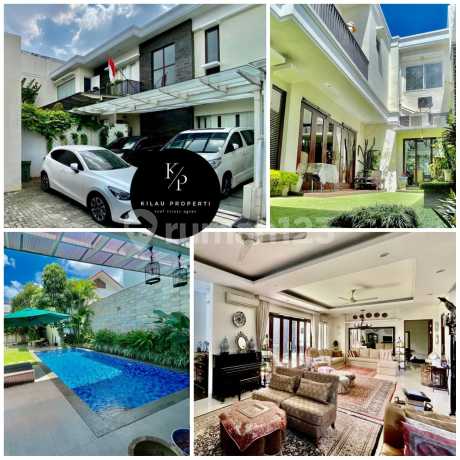 Dijual Rumah Mewah Semi Furnish Ada Kolam Renang Di Cluster Mampang, Jakarta Selatan