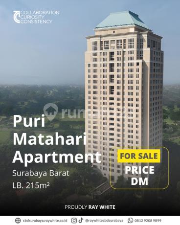 Hot Deal! Furnished 3BR Luxurious Apartement at Puri Matahari Surabaya Barat