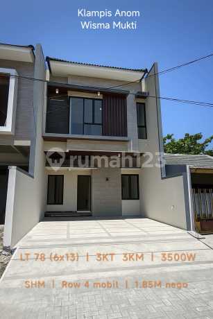 Rumah Baru Wisma Mukti Klampis Anom Bawah 2 M Row Jalan Lebar Rumah Baru Wisma Mukti Klampis Anom Bawah 2 M Row Jalan Lebar