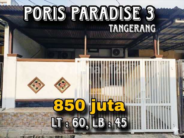 Semi-Furnished Rumah Minimalis Rapi & Terawat di Poris Paradise 3 - LT 60 M2 SHM Siap Huni
