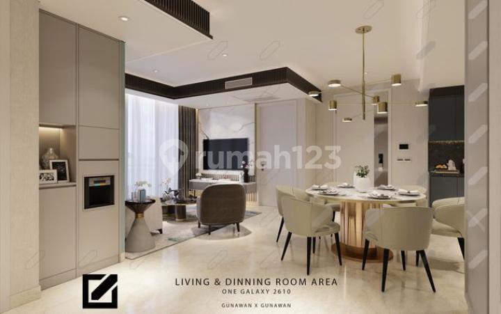 Jual High Spec Apartment Full Furnished One Galaxy Residemce
