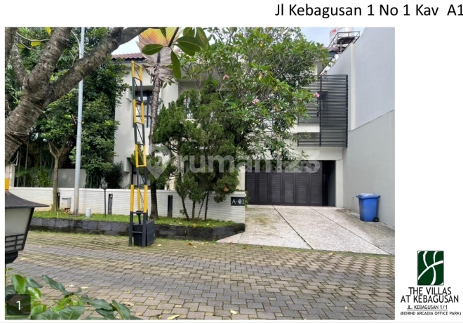 Rumah 2 Lantai Di The Villas At Kebagusan Kav.a01, Kebagusan