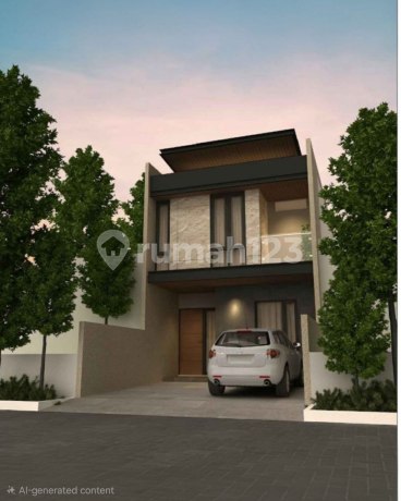 Rumah Manyar Tompotika New Minimalis, Row 3 Mobil Rumah Manyar Tompotika New Minimalis, Row 3 Mobil