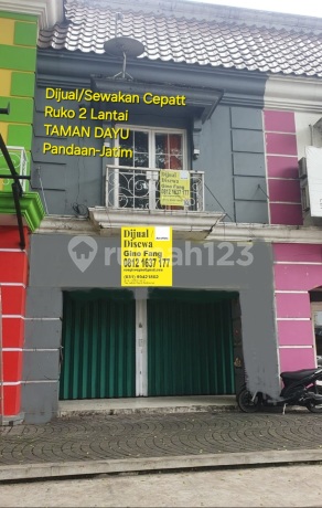 Dijual/sewakan Ruko Taman Dayu Pandaan-jatim Dijual/sewakan Ruko Taman Dayu Pandaan-jatim
