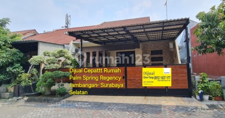 Dijual Rumah Palm Spring Regency Jambangan- Surabaya Selatan Dijual Rumah Palm Spring Regency Jambangan- Surabaya Selatan