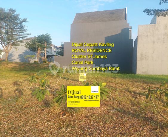 Dijual Kavling Royal Residence Canal Park Wiyung Surabaya Barat Dijual Kavling Royal Residence Canal Park Wiyung Surabaya Barat