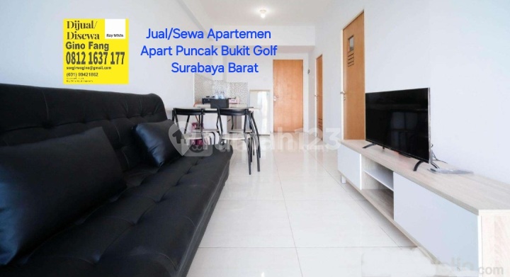 Disewakan/jual Apartemen Puncak Bukit Golf Surabaya Barat