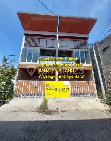 Dijual Rumah Baru Gress Babatan Pilang Wiyung Surabaya Barat