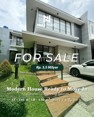 Dijual Rumah Modern Siap Huni di Cirendeu Park - Tangerang Selatan Dijual Rumah Modern Siap Huni di Cirendeu Park - Tangerang Selatan
