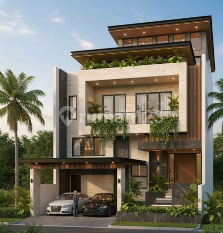 Premium Brand New Modern Minimalist 3-Story House in Citraland! Best Seller Location & Top in Its Class! New Minimalist House with Many Rooms in West Surabaya Citraland North Emerald Mansion Near Pakuwon Mall Near National Hospital