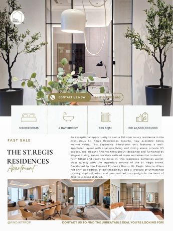 ******** Residences, 3BR 355sqm, Fully furnished & Ready to move in | 2 years rental guarantee and Service charge! ******** Residences, 3BR 355sqm, Fully furnished & Ready to move in | 2 years rental guarantee and Service charge!