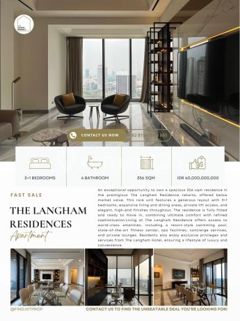 Rare Find: The Langham Residences, 356Sqm, Also Avail 351/523Sqm For Sale. Please Ctc Clara-Abie Property For More Information And Private Showings! Rare Find: The Langham Residences, 356Sqm, Also Avail 351/523Sqm For Sale. Please Ctc Clara-Abie Property For More Information And Private Showings!