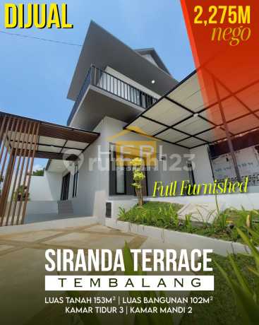 Rumah mewah 2 lantai di Siranda Terrace, Tembalang