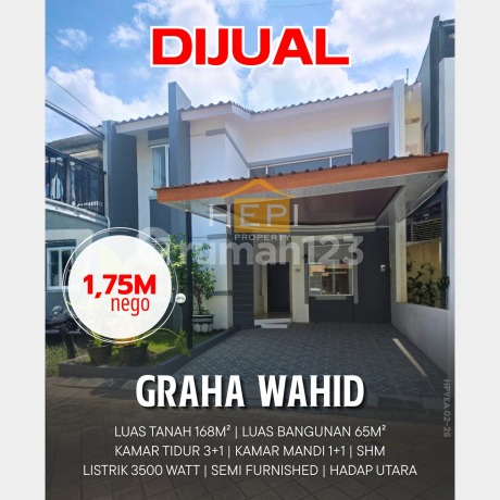 Rumah Cluster Semi Furnished di Graha Wahid Semarang
