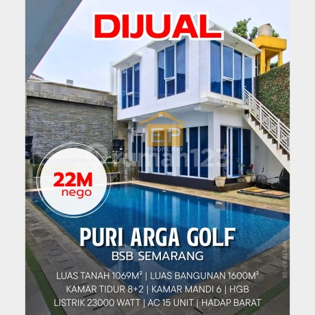 Luxury House with Swimming Pool in Puri Arga Golf Semarang Luxury House with Swimming Pool in Puri Arga Golf Semarang