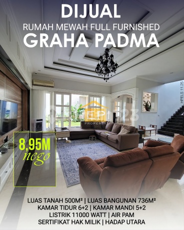Rumah Full Furnished Mewah Di Graha Padma Rumah Full Furnished Mewah Di Graha Padma