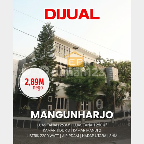 Rumah 2 Lantai Minimalis di 369 View Mangunharjo Tembalang