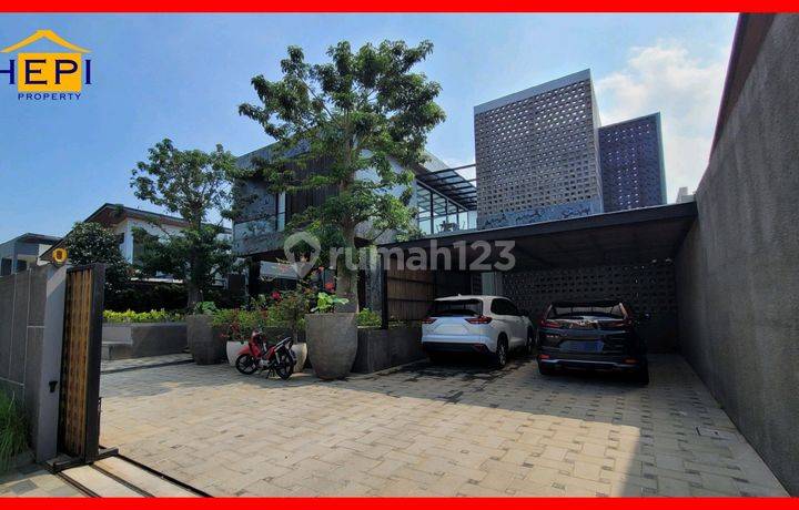 Rumah Super Mewah Semi Furnished Di Puri Arga Golf, Bsb City