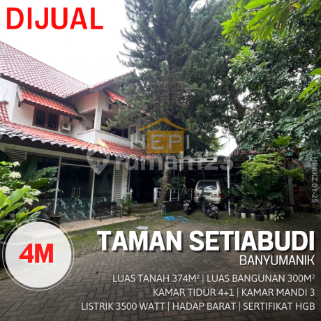 Rumah hook luas di taman Setiabudi Banyumanik Semarang