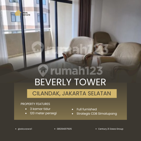 Condominium Beverly Tower, Cilandak - Jakarta Selatan