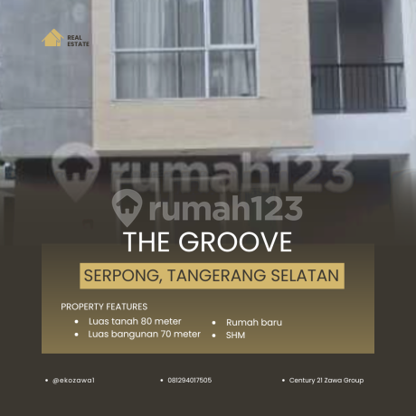 Rumah Minimalis 2 Lantai The Groove Serpong