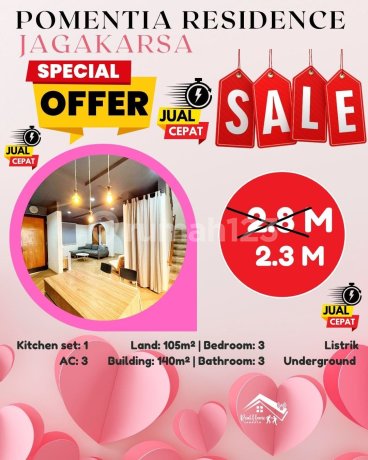 Rumah Ciganjur Cipedak Cilandak Jagakarsa Murah Full Furnished