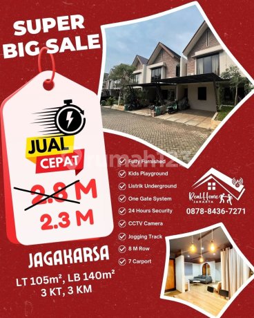 Rumah Murah Fully Furnished Jagakarsa Dekat Tol Strategis