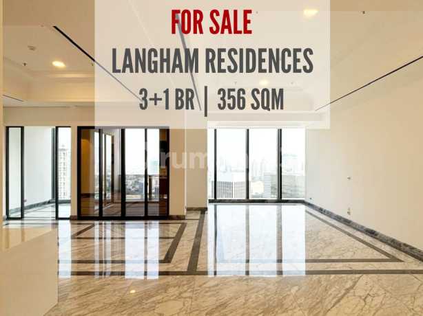 Jual Cepat Apartemen Langham Residence At Scbd 3+1 BR Brand New 