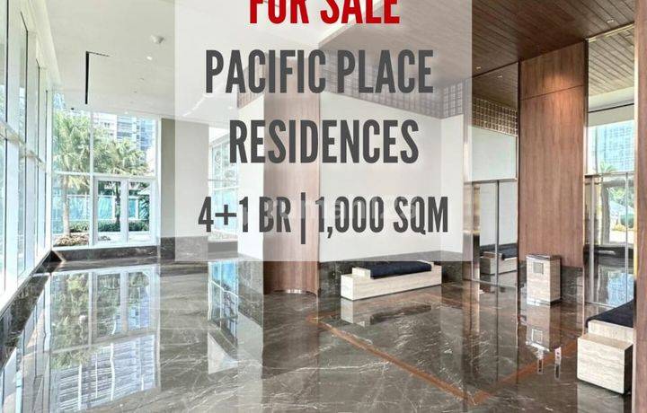 Jual Pacific Place Apartemen At Scbd, 4+1BR, 1000sqm Limited Unit