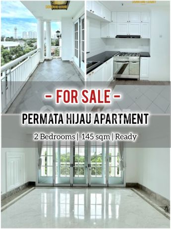 Quick Sale Permata Hijau Apartment, 2 Bedrooms 145 Sqm, Well Maintained
