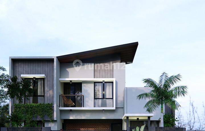 Rumah Mewah 2 Lantai Modern Dan Strategis Tepi Jalan Aspal - Unit Hook Di Mlati Dekat Perum. Grand Tlogoadi Mlati Sleman