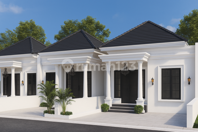 Kasihan Bantul, Dekat UMY, Rumah Klasik Modern Siap Bangun Murah