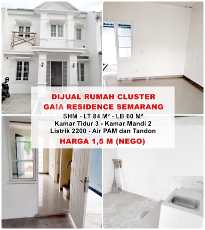 Rumah 2 Lantai di Perumahan Gaia Residence, Semarang Rumah 2 Lantai di Perumahan Gaia Residence, Semarang