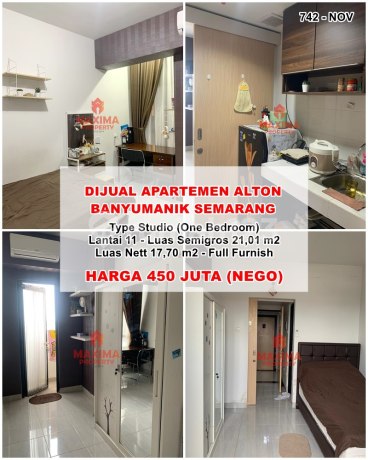 Apartemen Siap Pakai The Alton Residence Tembalang Dekat UNDIP